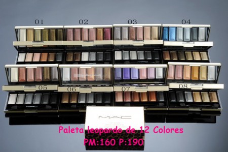 PALETA LEOPARDO DE 12 COLORES